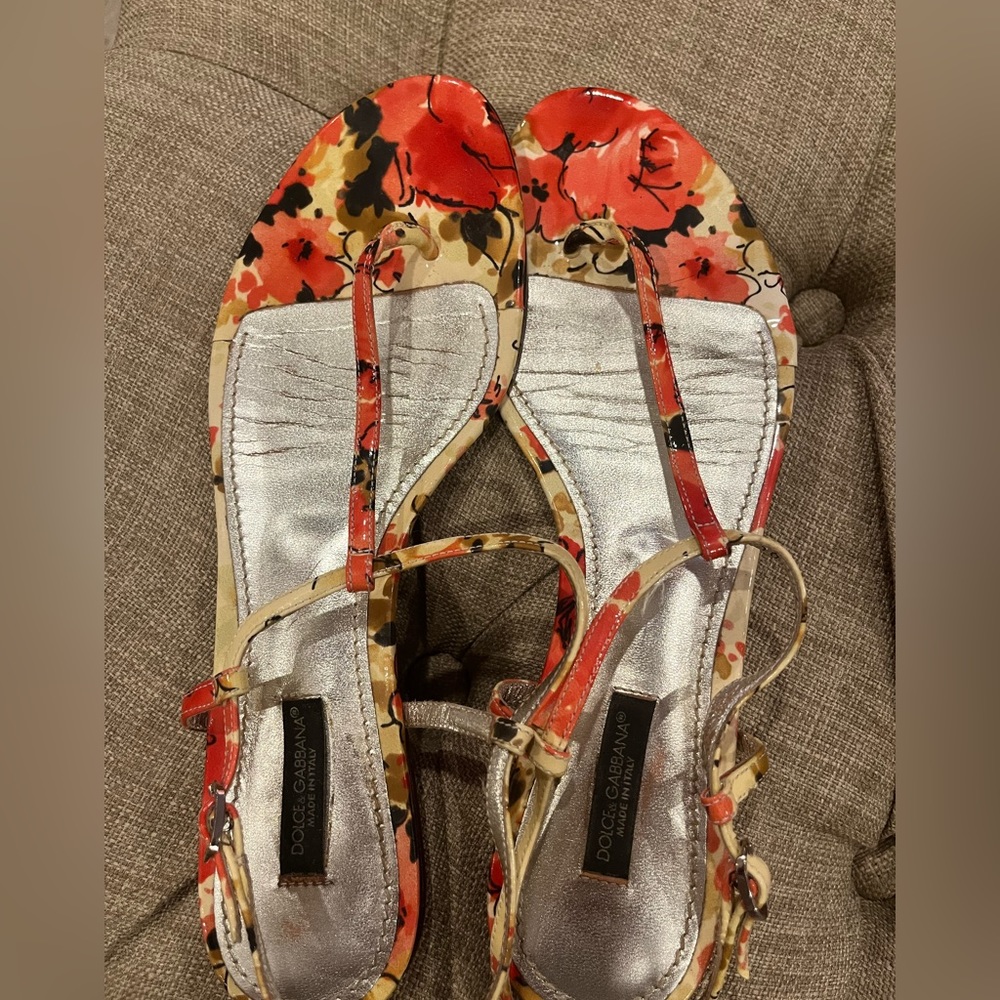 DOLCE & GABBANA- Sandals- Size 37 1/2